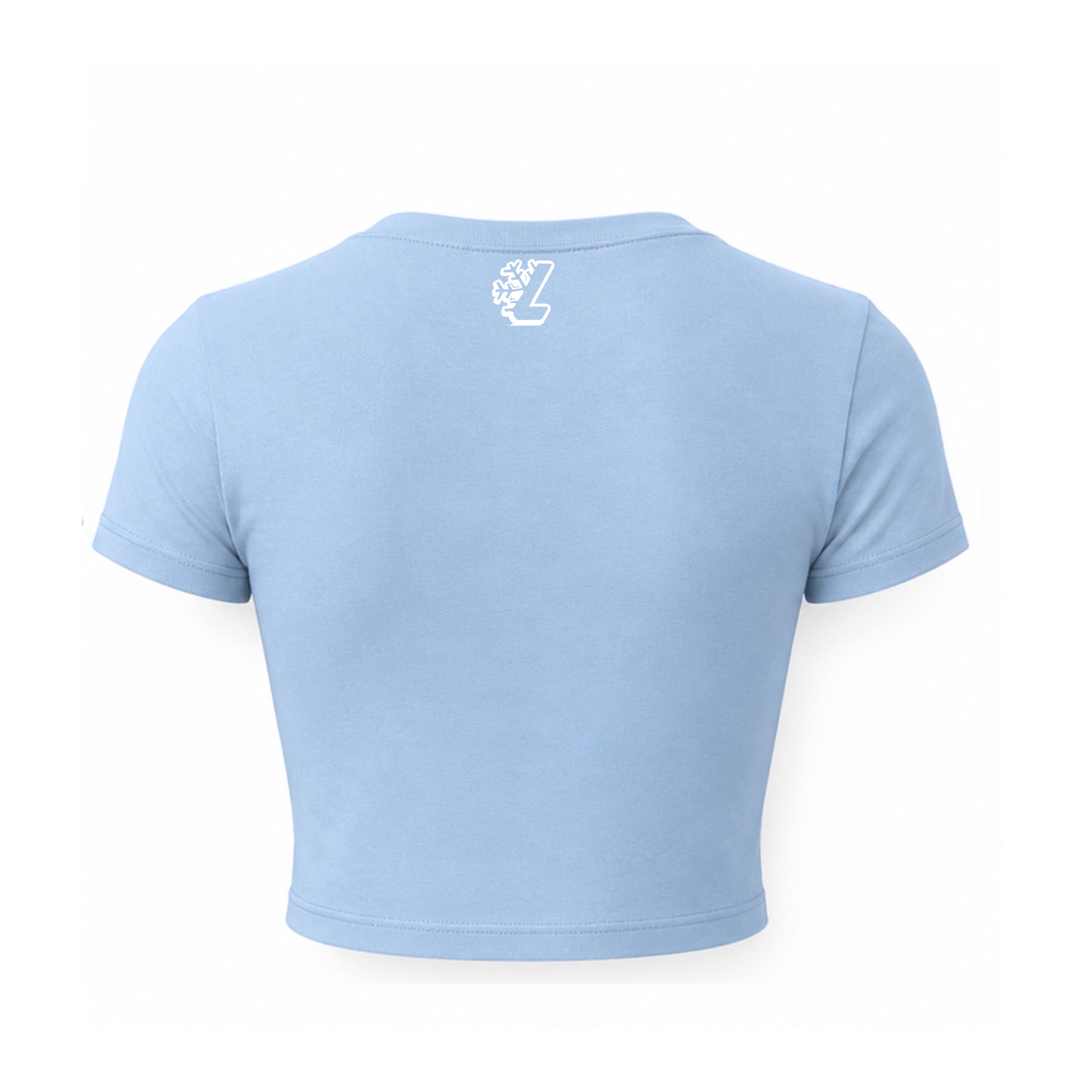 Frost Blue  Fly Girl Cropped Tee
